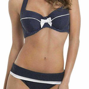 New with Tags Panache Britt Halter 38D Bikini Swim England